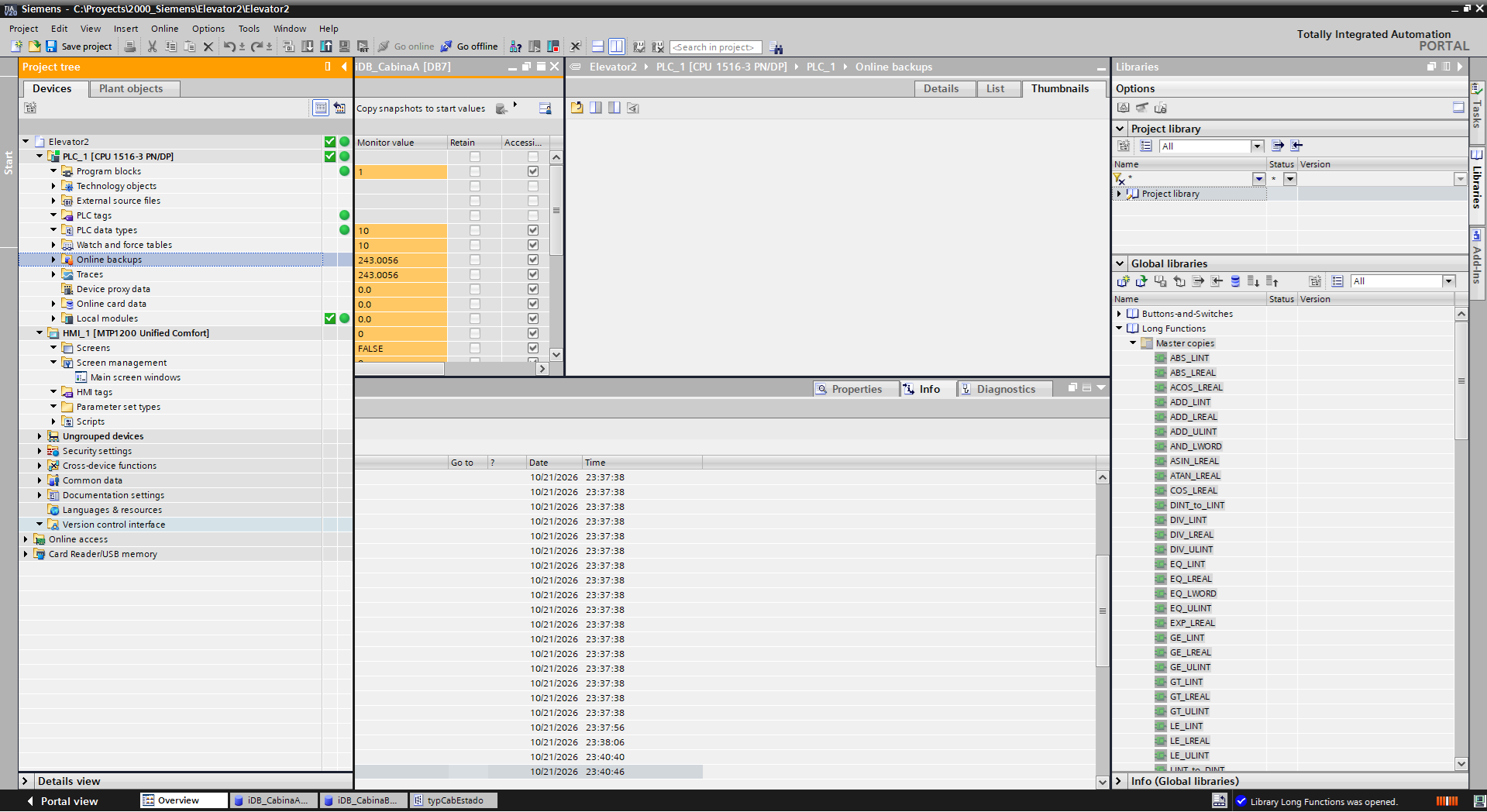 Control automatico ascensor — Screenshot 4