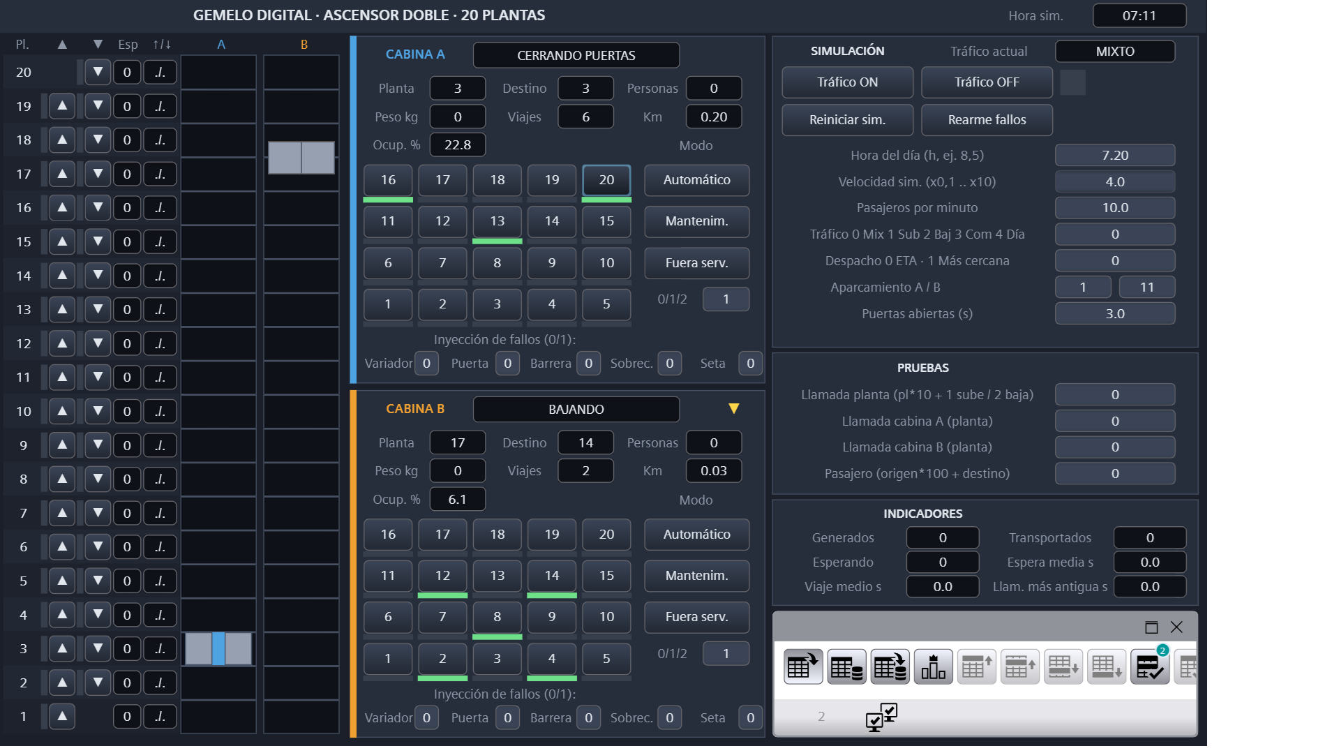 Control automatico ascensor — Screenshot 6