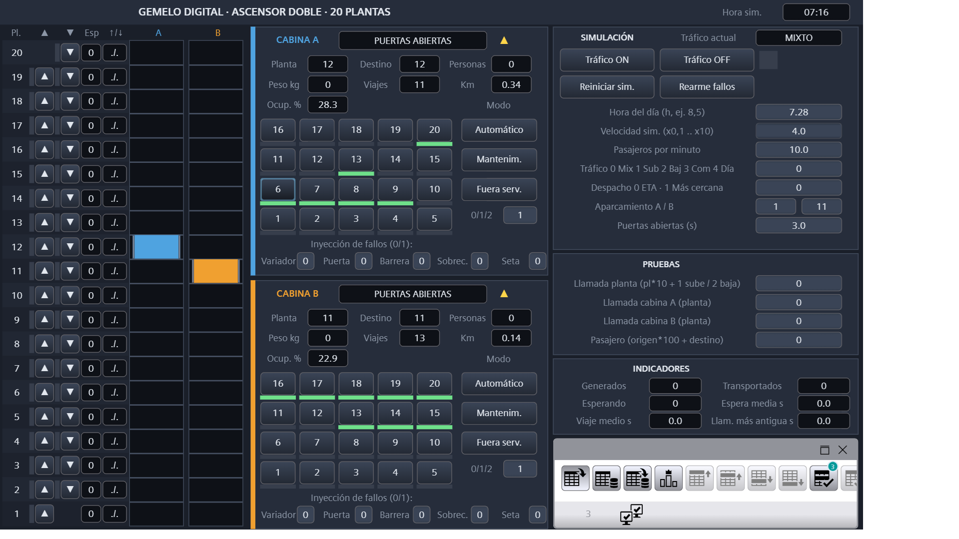 Control automatico ascensor — Screenshot 7