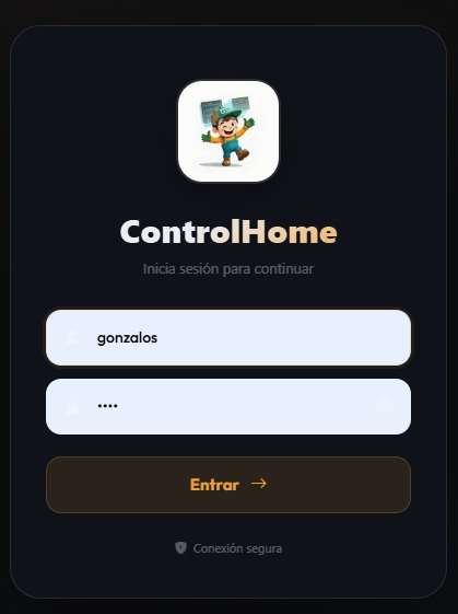 ControlHome — Screenshot 2