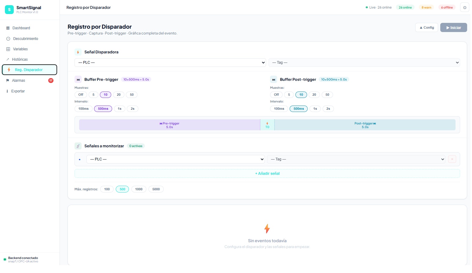 Monitorizacion de senales — Screenshot 5